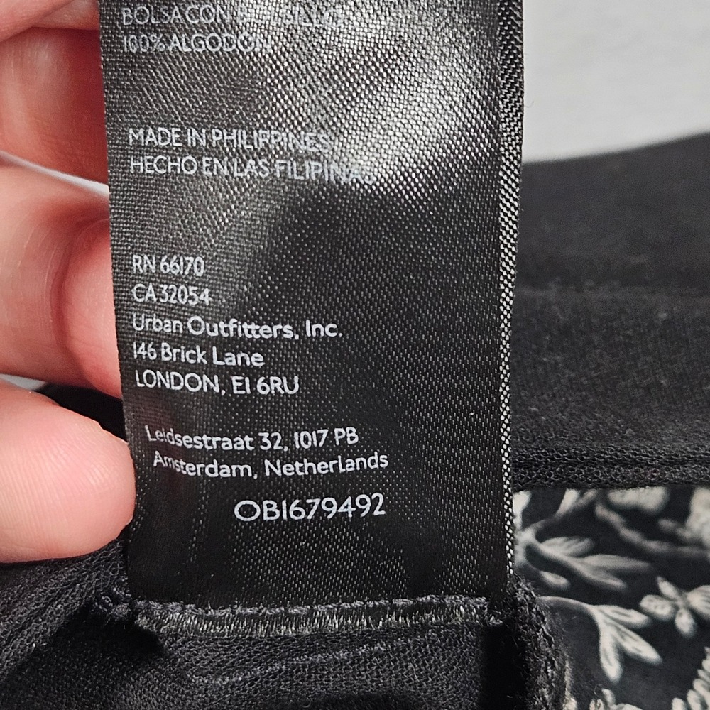 Anthropologie‎ Pants Womens 8 Black Flare Leg Zip Ankle D-Ring Trousers - Picture 12 of 13
